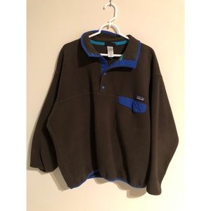 Patagonia Men’s Synchilla Pull-Over Brown Large
